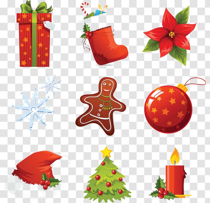 Vector Graphics Christmas Day Tree Santa Claus Illustration Transparent PNG