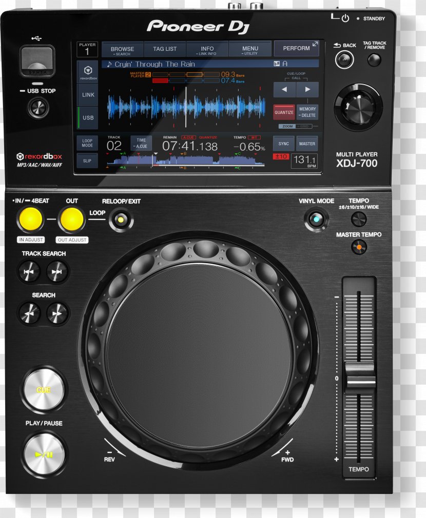 Pioneer DJ Disc Jockey Controller DJM CDJ - Silhouette Transparent PNG