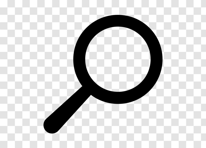 Magnifying Glass Font - Symbol Transparent PNG