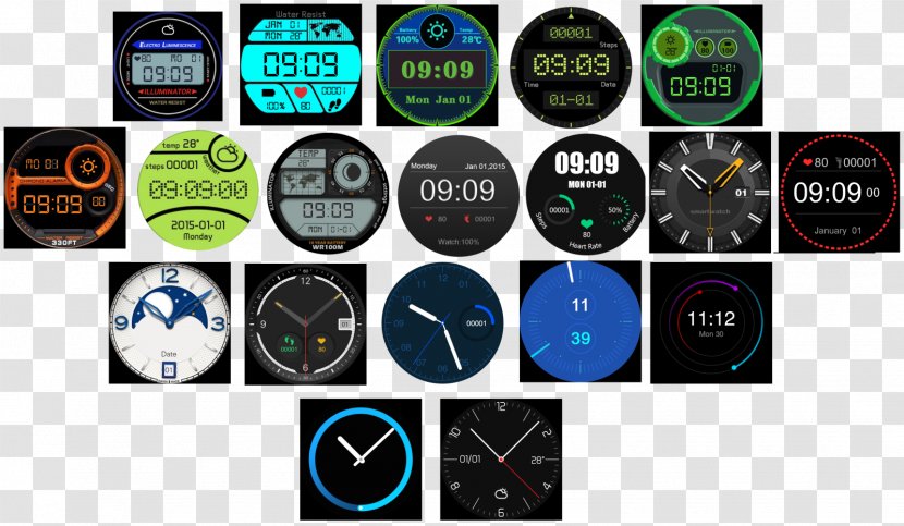 Smartwatch Clock Face NO.1 G6 - Watch Transparent PNG