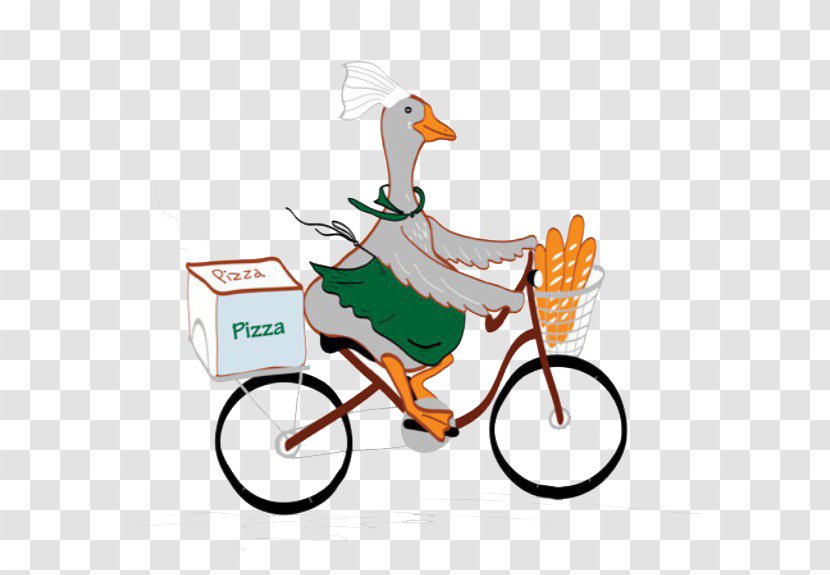 Goose Bicycle Wheels Anser Clip Art - Menu Transparent PNG