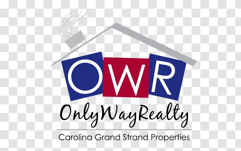 Brand Real Estate Only Way Realty Agent Logo - Blue - Tabor Transparent PNG