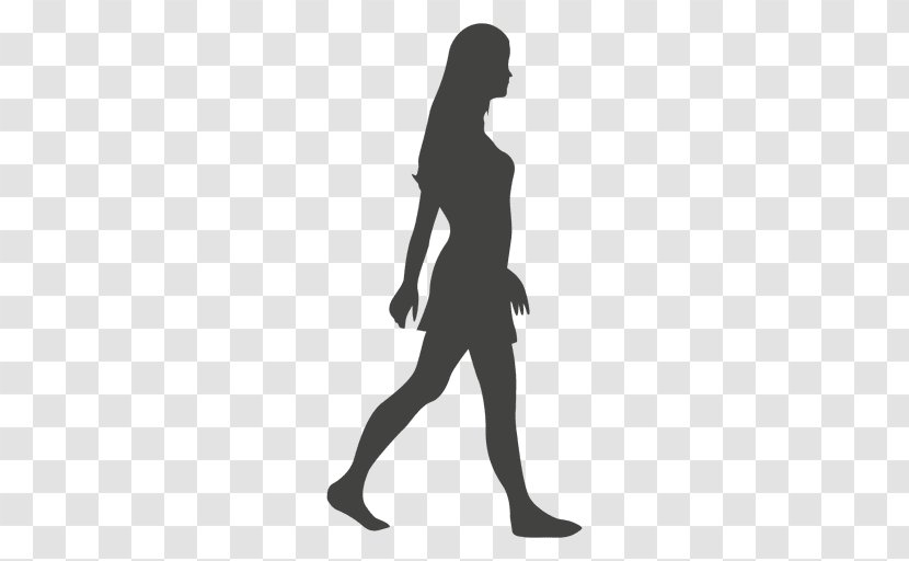 Silhouette Stock Footage Walking Woman - Tree - Human Transparent PNG