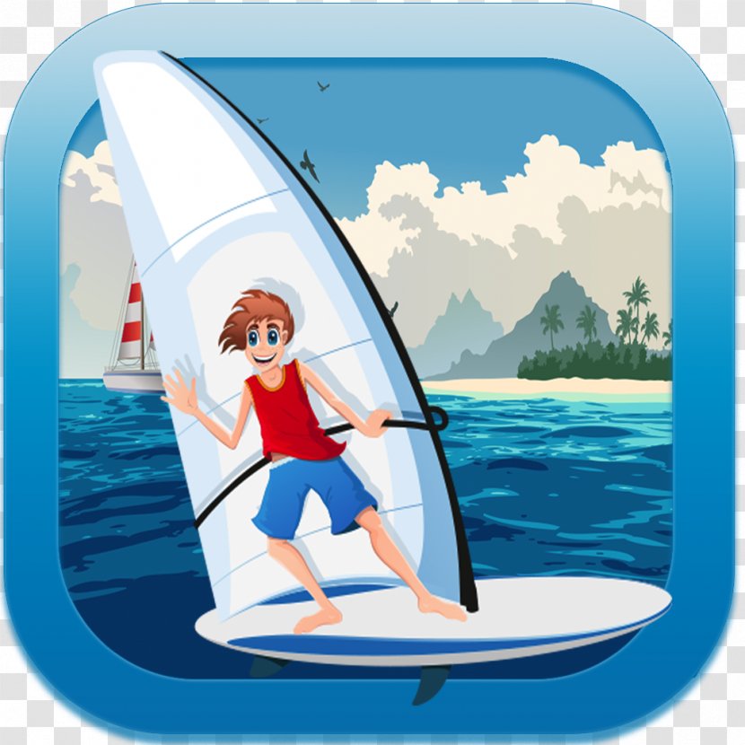 Windsurfing Surfboard Save Your Finger 2048 Puzzle Challenge - Boat - Surfing Transparent PNG