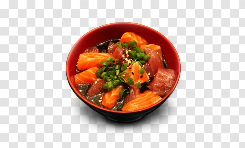 Smoked Salmon Vegetarian Cuisine Asian Food Stew - Sashimi Transparent PNG