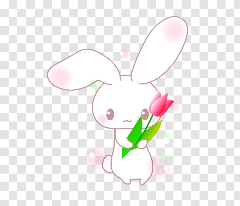 Easter Bunny Hare Clip Art - Silhouette - Computer Mouse Transparent PNG