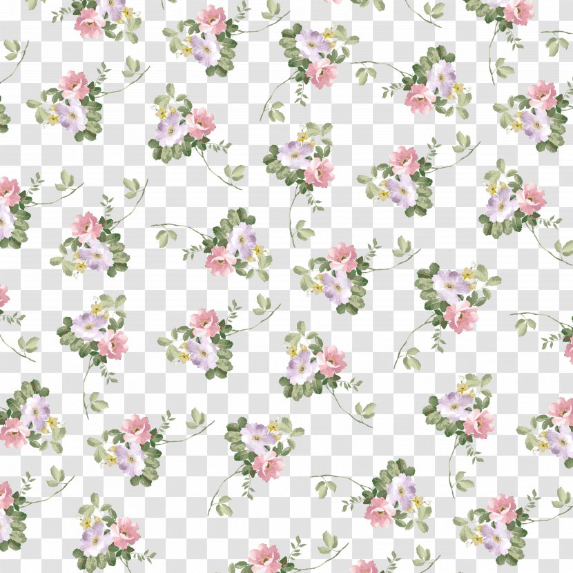 Flower Pattern - Floral Design - Fashion Flowers Background Transparent PNG