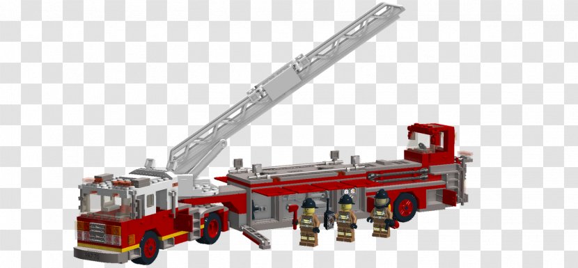 Lego Ideas Fire Engine Vehicle City - Ladder - Machine Transparent PNG