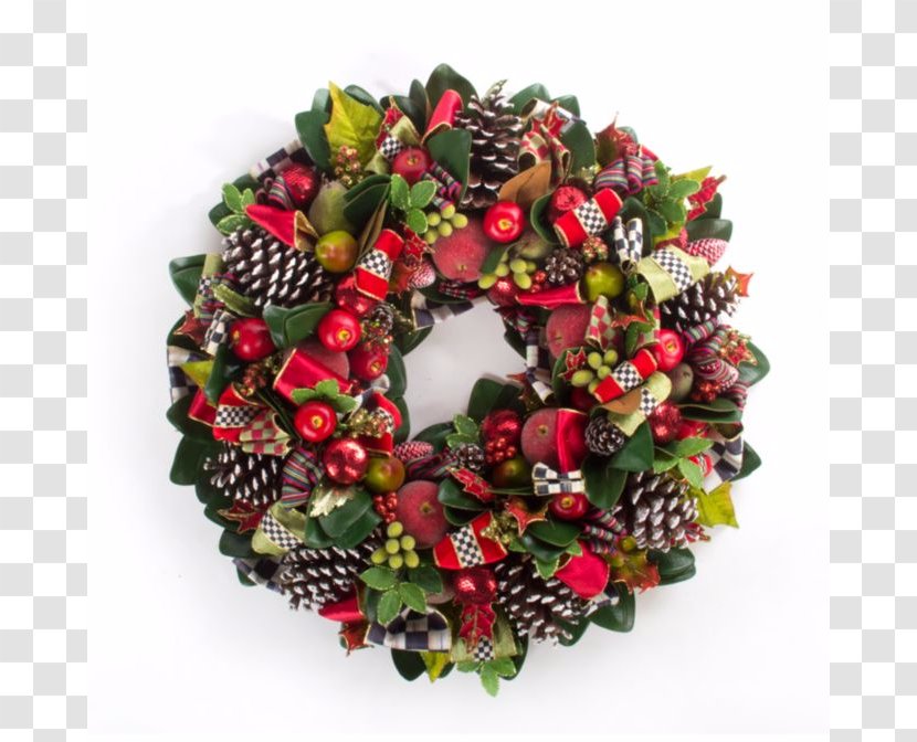 Advent Wreath Christmas Flower Bouquet - Small Fresh Style Transparent PNG