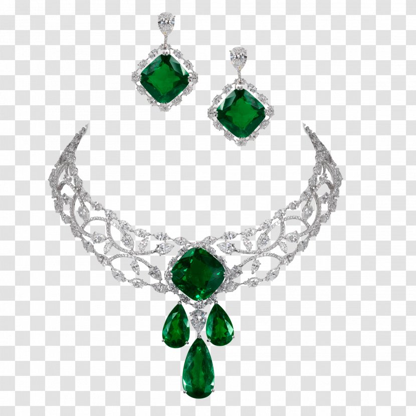 Emerald Necklace Charms & Pendants Body Jewellery Transparent PNG