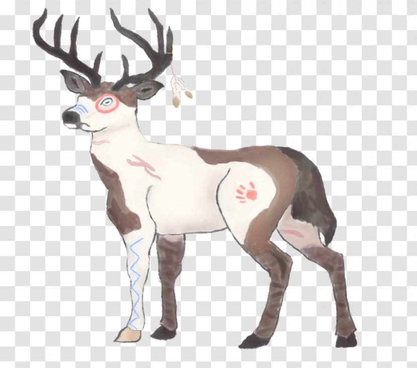 Reindeer Elk Wildlife Tail - Horn Transparent PNG