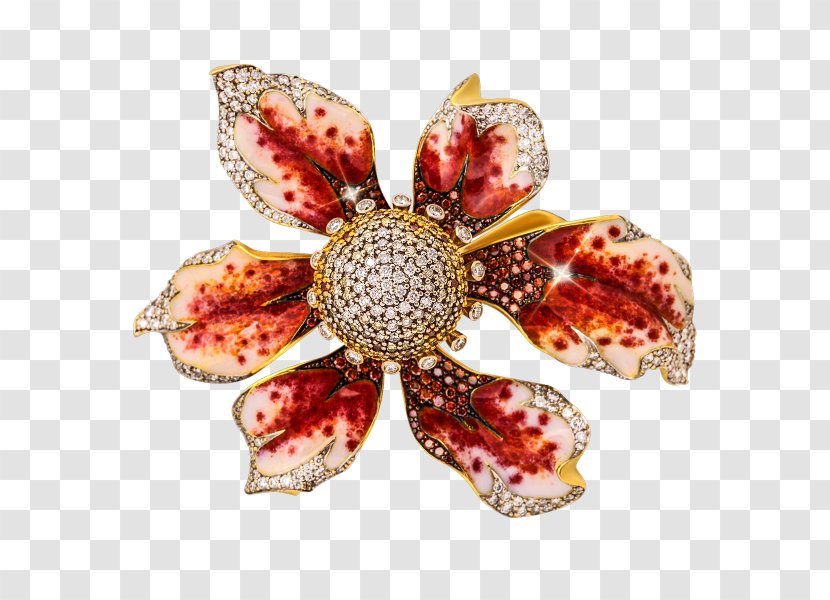 Brooch Flower - Fashion Accessory Transparent PNG