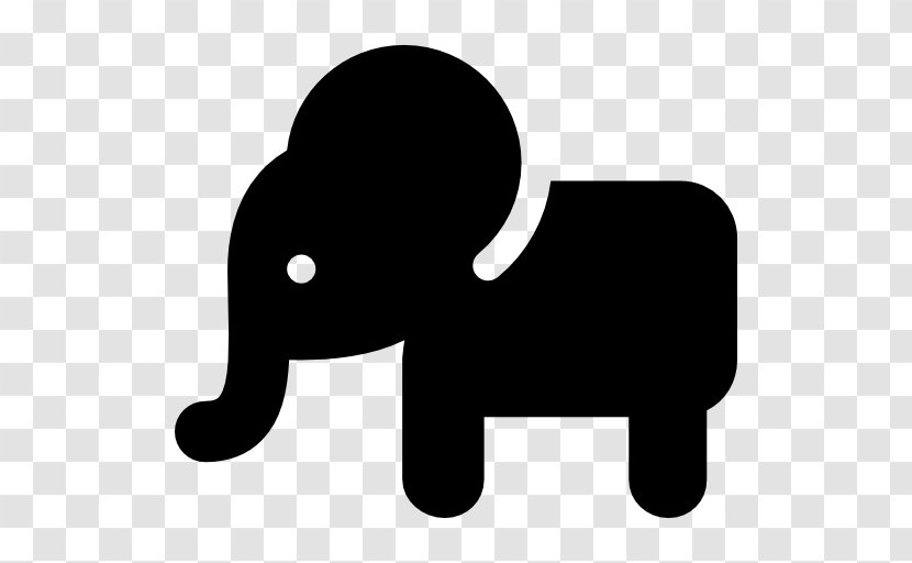 Baby Elephant - Black And White - Resource Transparent PNG