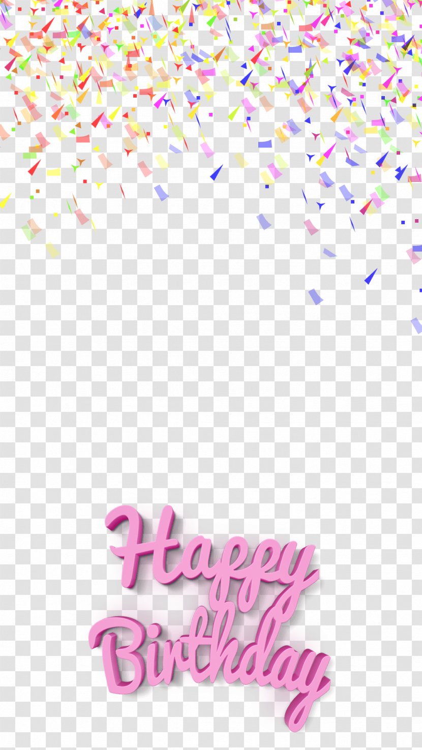 Birthday Confetti Bitstrips Clip Art - Petal - Snapchat Transparent PNG