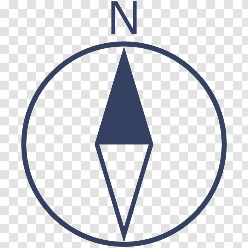 Cardinal Direction North Map Symbolization - Symbol Transparent PNG