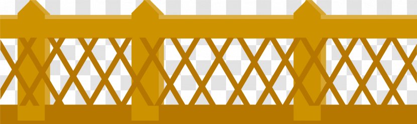 Fence Download Icon - Yellow - Vector Seaside Transparent PNG