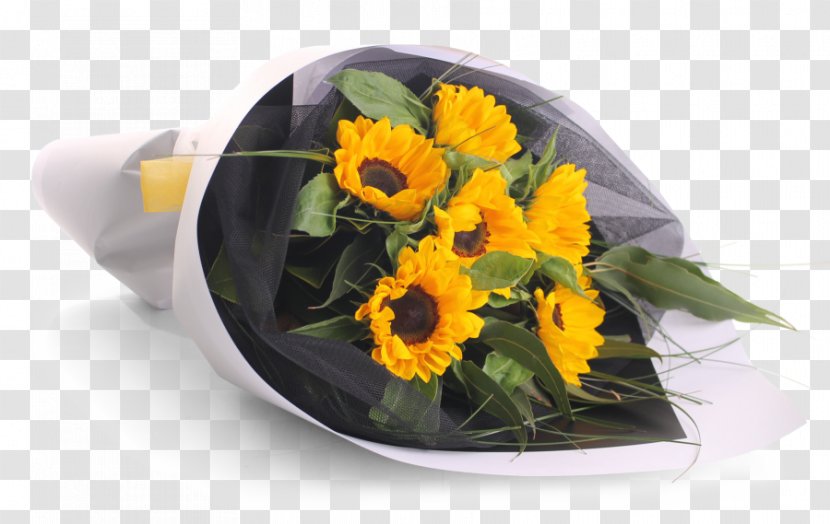 Common Sunflower Flower Bouquet Floral Design Cut Flowers - Flowering Plant Transparent PNG