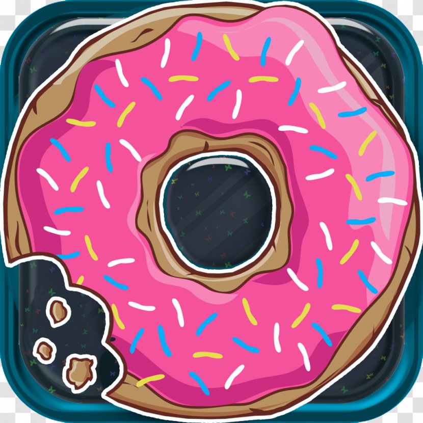 Eye YouTube Pink M Font - Tree - Cartoon Donut Transparent PNG