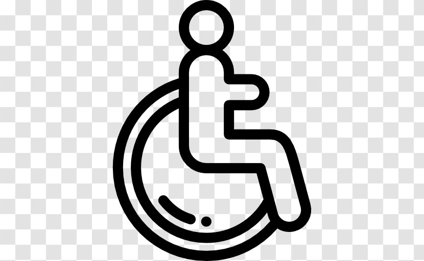 Disability - Symbol - Black And White Transparent PNG