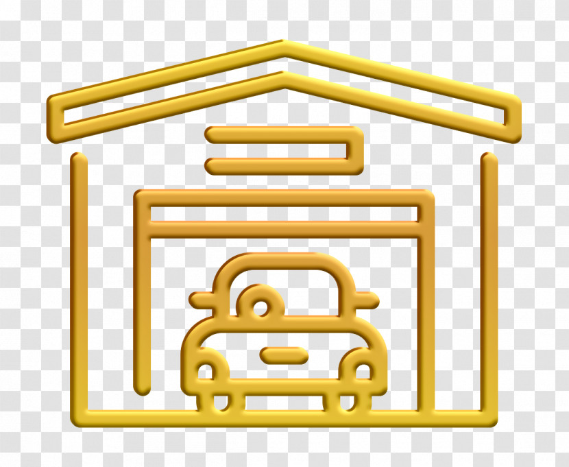 Building Icon Car Icon Garage Icon Transparent PNG