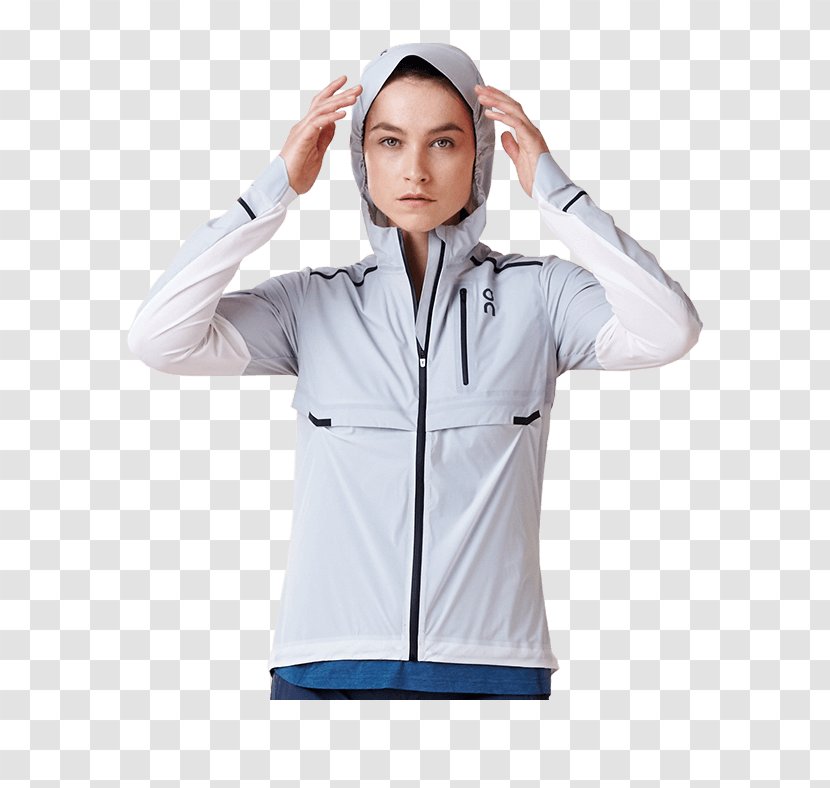 Jacket Hood Sleeve Outerwear Raincoat - Shoe - Allweather Running Track Transparent PNG