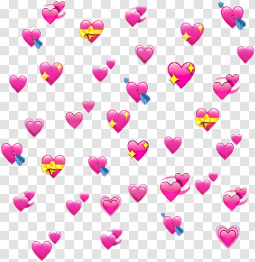 Heart Emoji Background - Magenta - Petal Transparent PNG