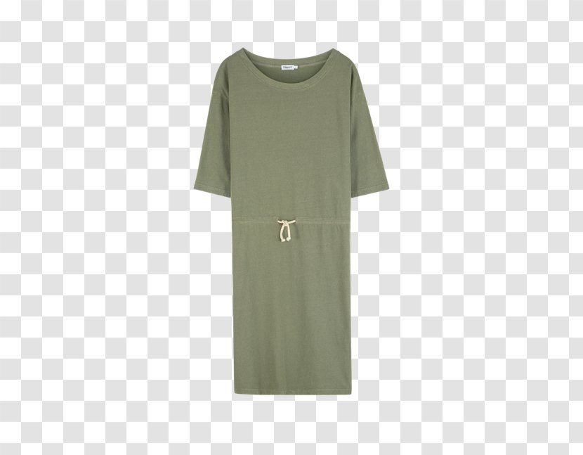 T-shirt Sleeve Henley Shirt Dress Cotton - Khaki Transparent PNG