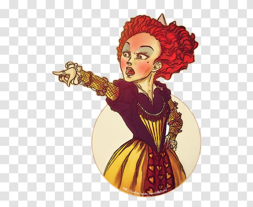 Red Queen Of Hearts Aliciae Per Speculum Transitus Alice's Adventures In Wonderland - Deviantart - Wiki Transparent PNG