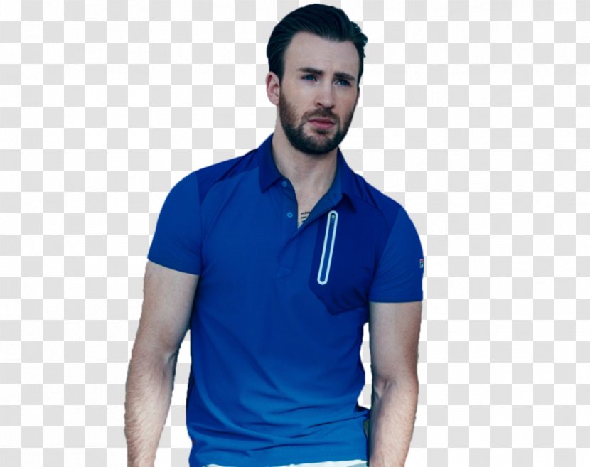 Chris Evans T-shirt Fantastic Four - Captain America The First Avenger - Transparent Background Transparent PNG