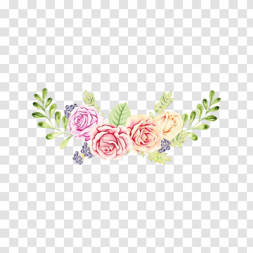 Floral Design - Garden Roses Transparent PNG
