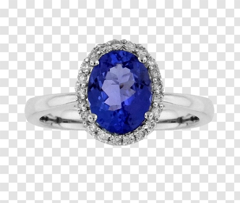 Sapphire Ring Jewellery Diamond Tanzanite - Silhouette - 14kb Gold 14 Transparent PNG