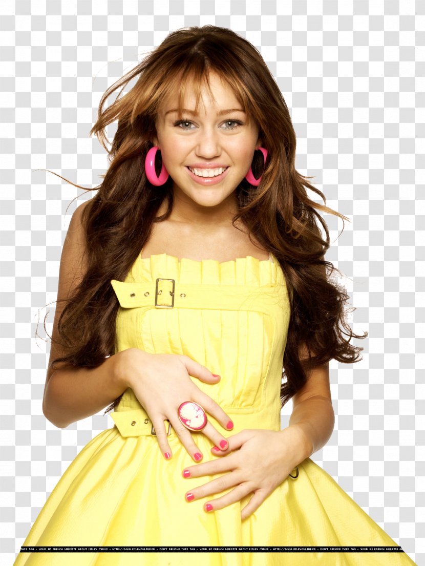 Miley Cyrus Hannah Montana Model Long Hair Coloring - Flower Transparent PNG