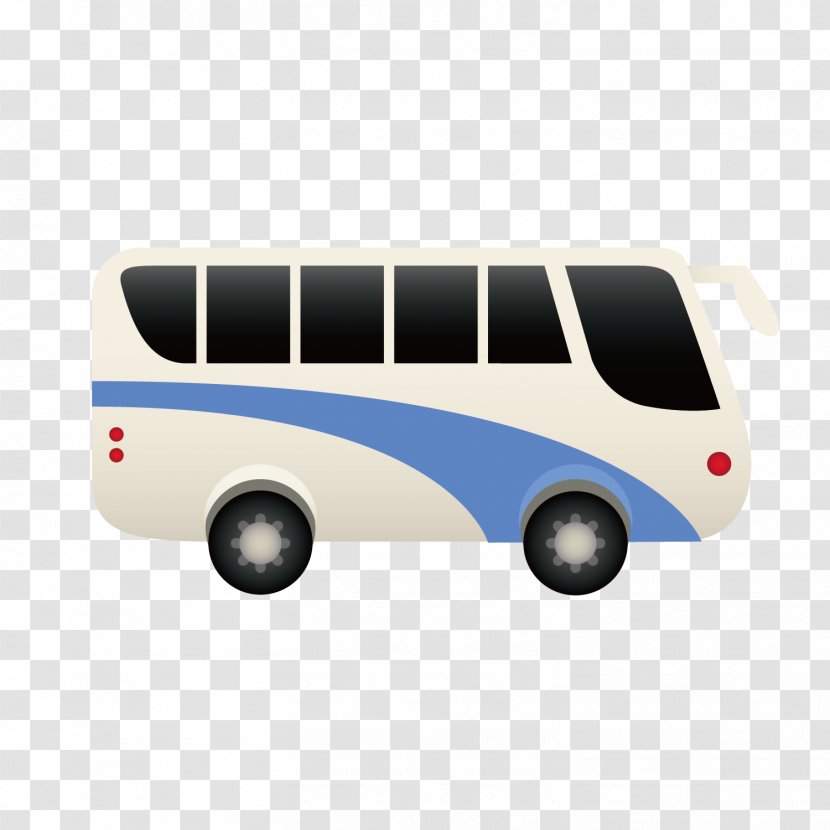 Bus - Motor Vehicle - Vector Pattern Material Around The Play Transparent PNG