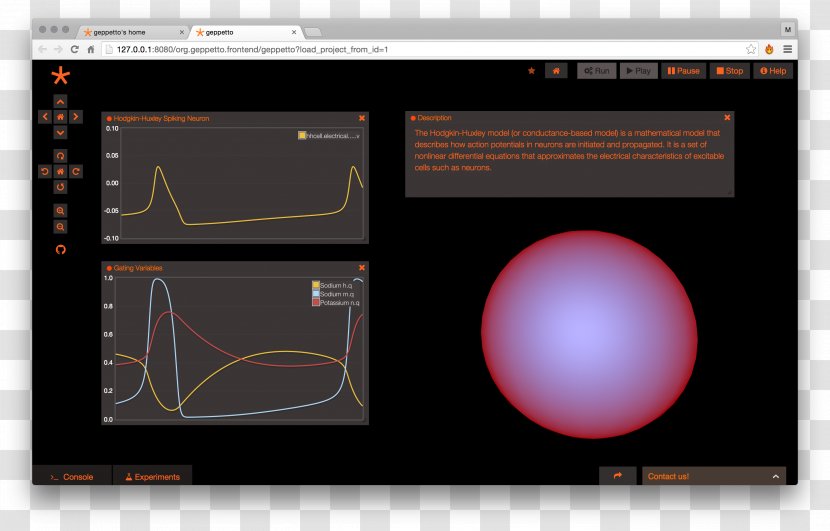 Screenshot Web Application Neuroscience - Data - Open-source Model Transparent PNG