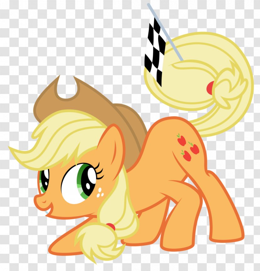 Applejack Rainbow Dash Pony Apple Bloom Chewsocka - Cartoon - Tree Transparent PNG