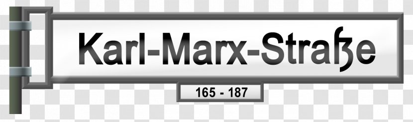 Karl-Marx-Straße Logo Neukölln Font - Number - Karl Marx Transparent PNG