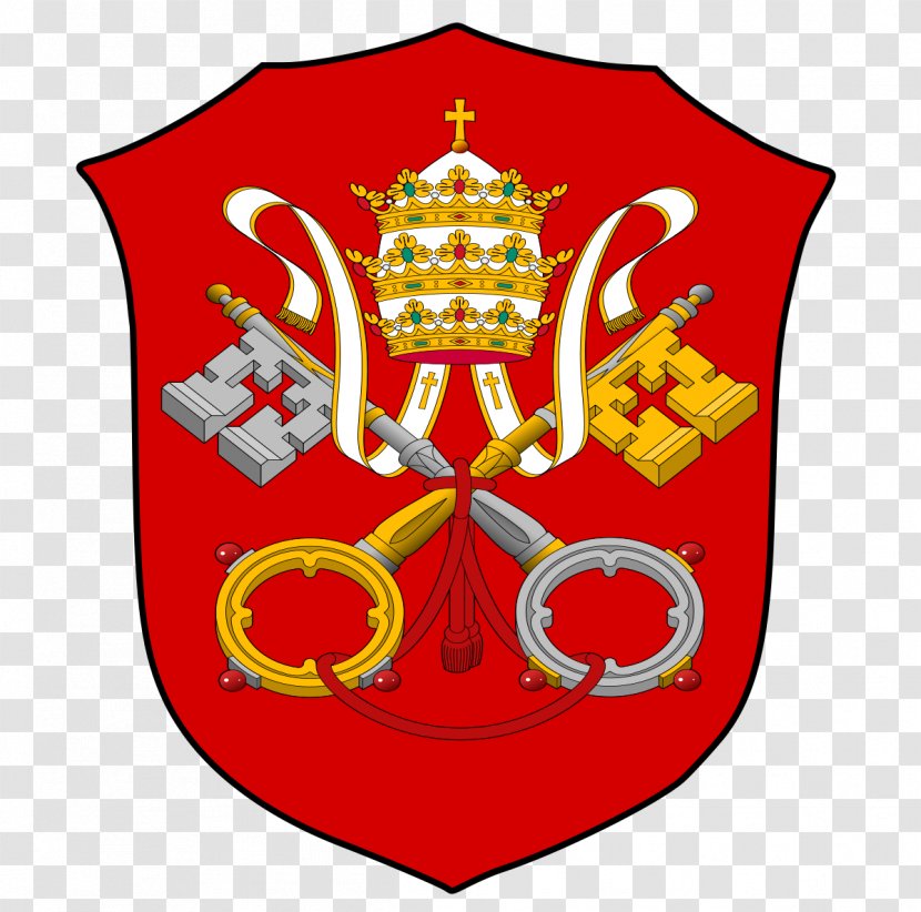 Coats Of Arms The Holy See And Vatican City Papal States Coat - Heraldry Transparent PNG