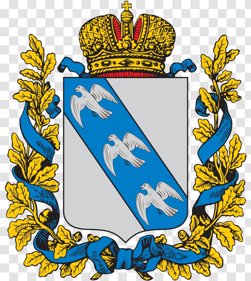 Kursk Governorate Rylsk, Russia Russian Empire Coat Of Arms - Oblast Transparent PNG