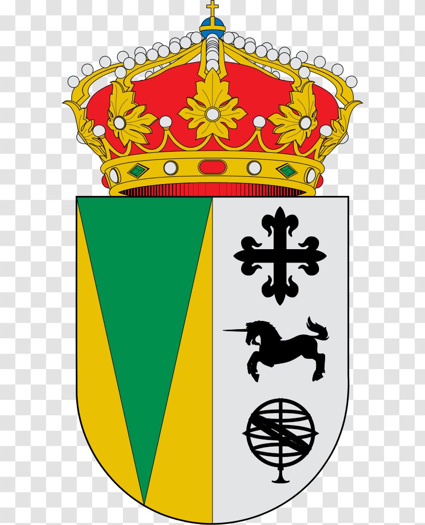 Escutcheon Heraldry Coat Of Arms Valdescorriel - Yellow Transparent PNG