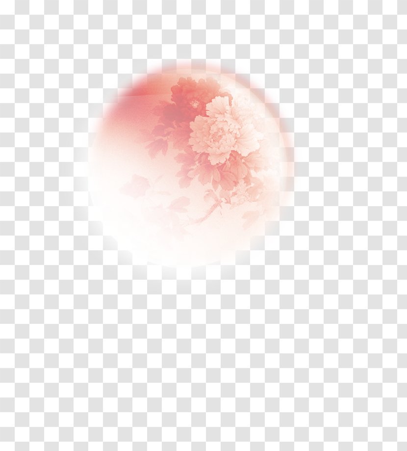 Moon - Petal - Peach Transparent PNG