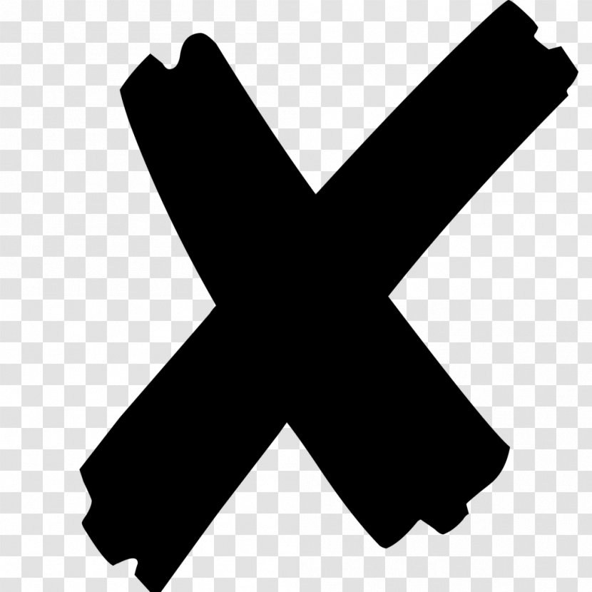 X Mark Check Cross Sign Clip Art Transparent PNG