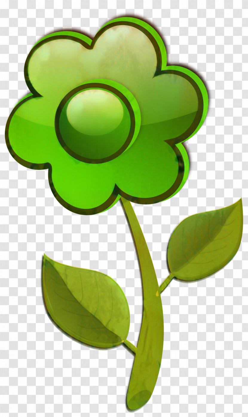 Green Leaf Background - Plant Stem - Petal Symbol Transparent PNG