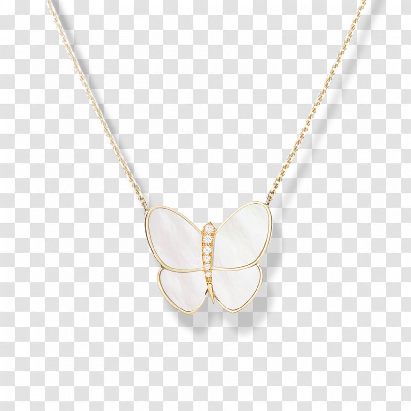 Locket Necklace Earring Jewellery Gold - Body - Butterfly Transparent PNG