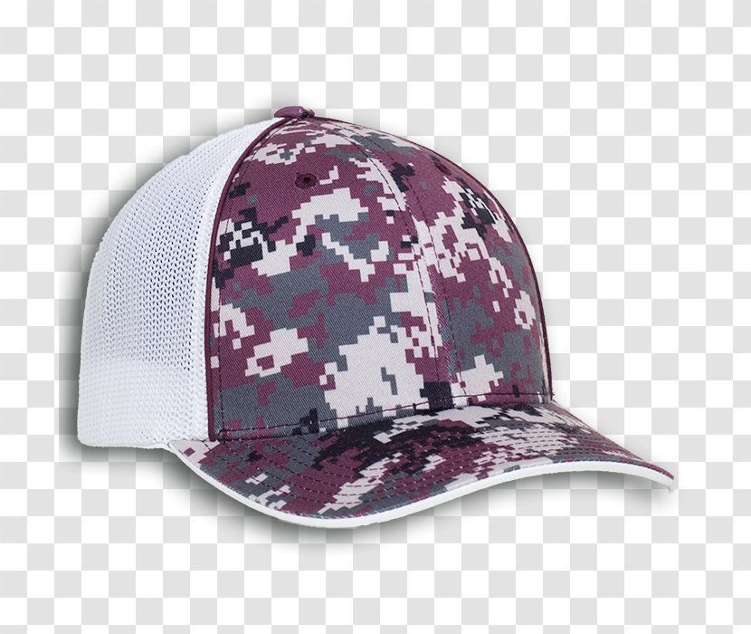 Baseball Cap Custom Pacific Headwear Adult Pro-Model Digi Camo Trucker Caps Hat Purple - Cheer Uniforms Transparent PNG