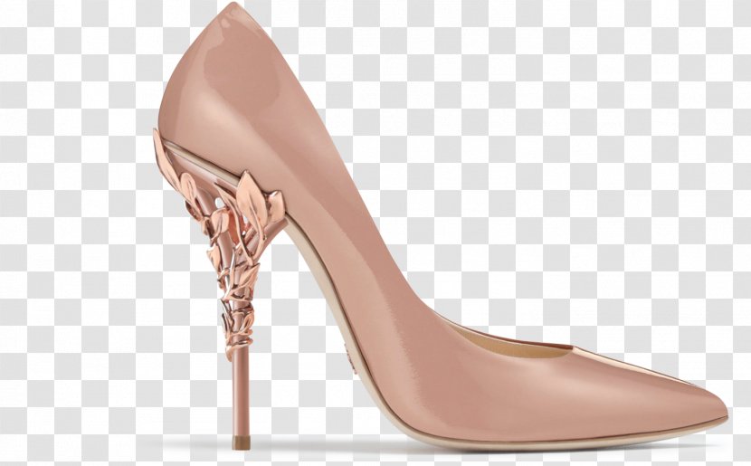 High-heeled Shoe Court Sandal Rose Wedge - Dress - Heels Transparent PNG
