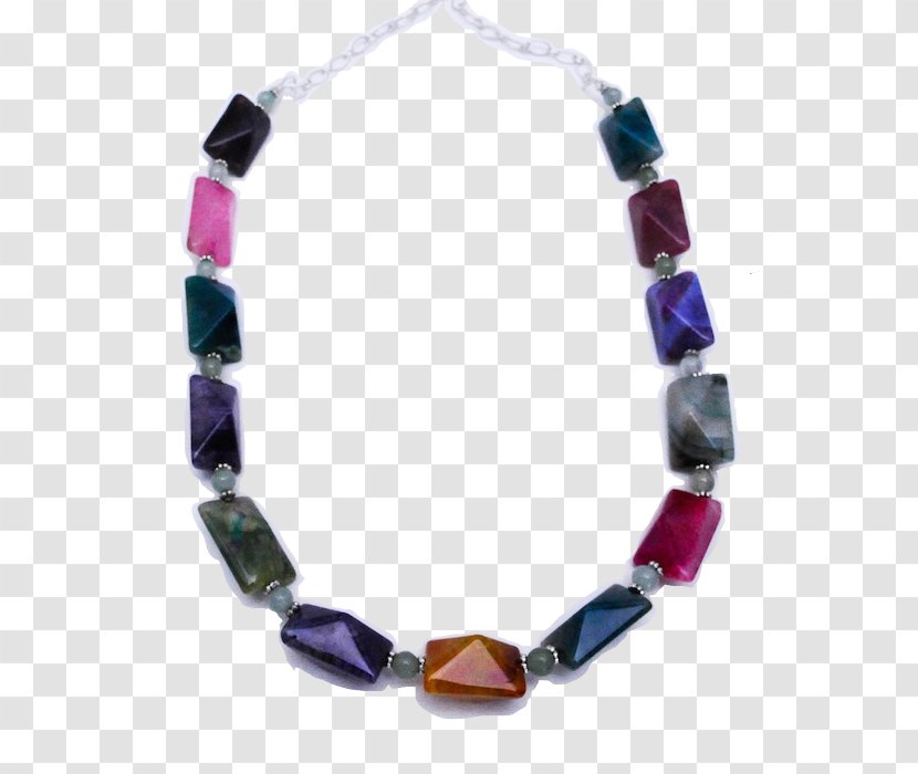 Necklace Bracelet Earring Gemstone Jewellery - Jewelry Making - Purple Agate Transparent PNG