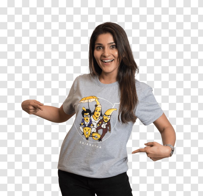 T-shirt Rajaratha Iruve Shoulder - Yellow Transparent PNG
