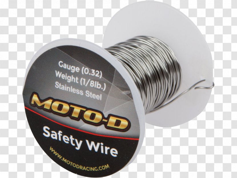 Safety Wire Motorcycle Powersports Steel - Stainless Transparent PNG