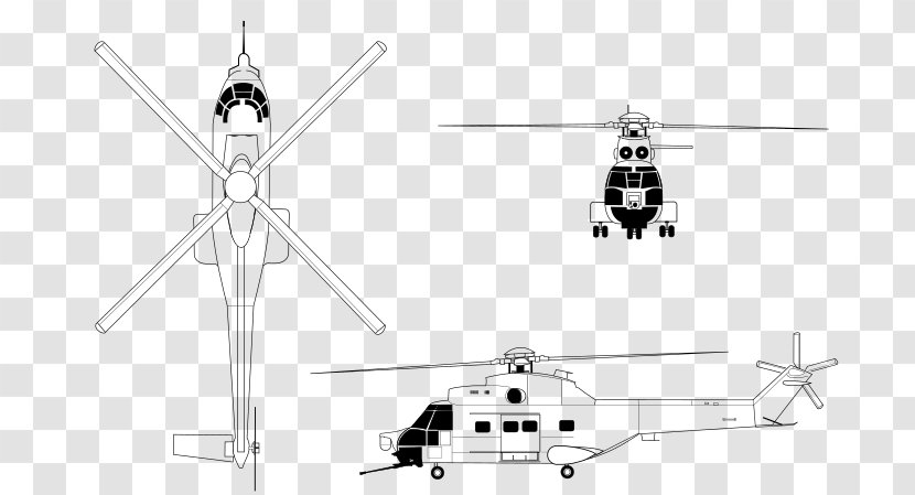 IAR 330 Helicopter Rotor Aérospatiale SA Puma Eurocopter AS332 Super - Technology Transparent PNG