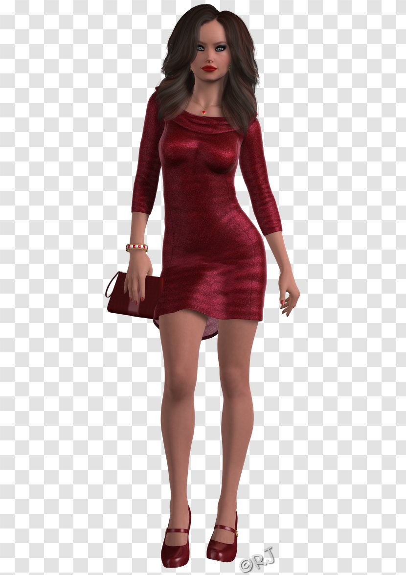 Costume Maroon Fashion - Magenta - First Lady Transparent PNG
